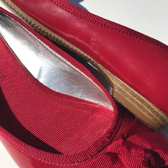 Rampage “Princess 2” Faux Patent Bow Ballet Flat - Picture 6 of 6